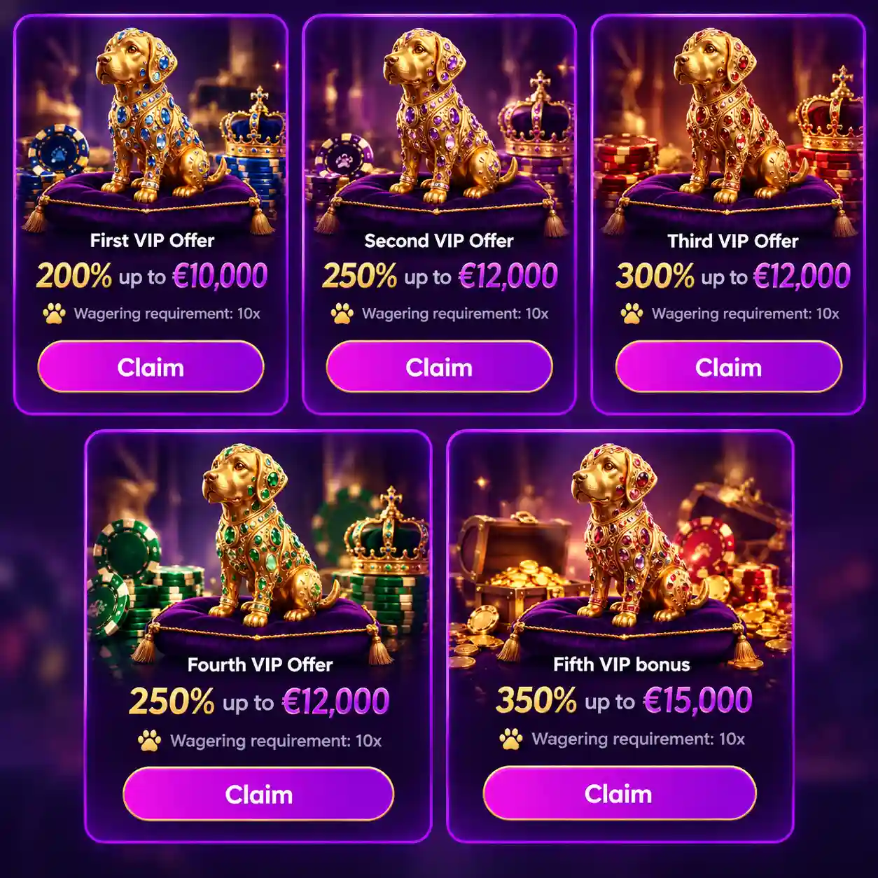 royaldogs casino vip club bonus